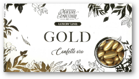 Confetti Dragees Mulabas Gold 500 Gram