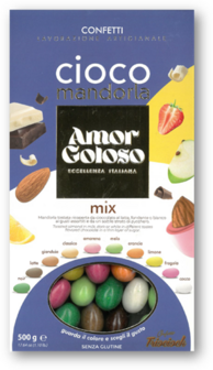Confetti Dragees Mulabas Gemixt Kleur en Smaken 500 Gram