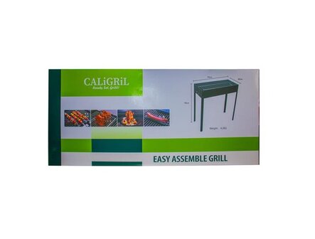 Caligril Barbecue Grill - Handig Meeneem BBQ - Makkelijk opzetten - 70x30x70CM - 4.2KG