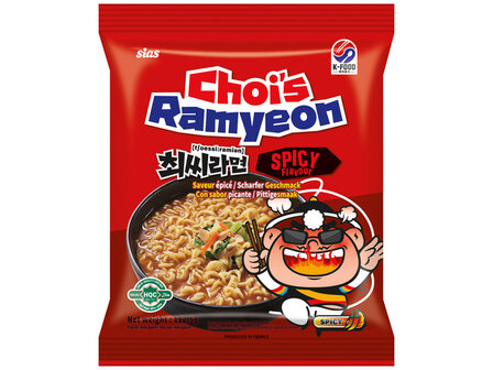 Choi's Ramyeon Instant Noodles Spicy 112.5 GR