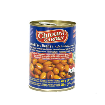Chtoura Garden Gekookte Bonen met rode pepers volgens Aleppo Recept 400 Gram voorkant