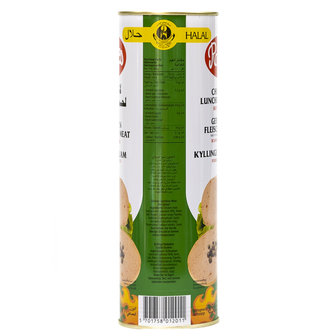 Robert Ingeblikte Halal Kip Scherp Gekruid 850 Gram zijkant