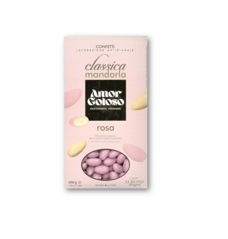 Confetti Dragees Mulabas Pink 500 Grams
