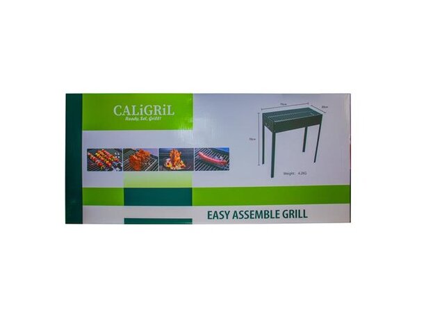 Caligril Barbecue Grill - Handig Meeneem BBQ - Makkelijk opzetten - 70x30x70CM - 4.2KG