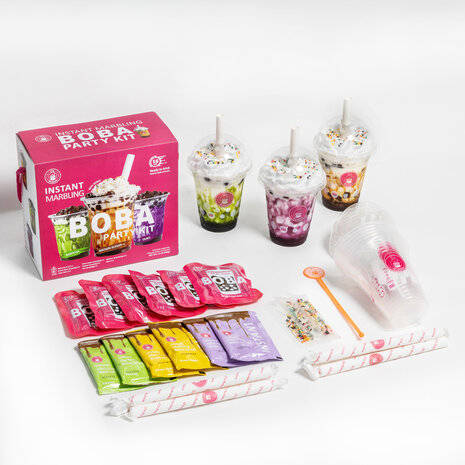 Boba Party Kit Tapioca Parels 5 recepten (1 doos)
