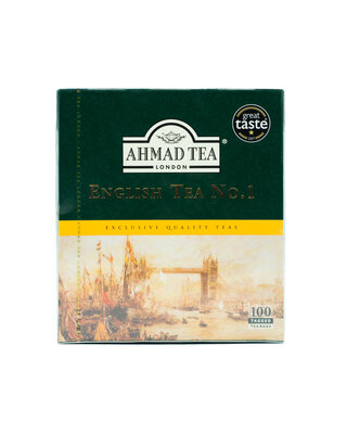 Ahmad Theezakjes English tea no1. Zwarte Thee 100 Stuks