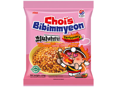 Choi's Ramyeon Instant Noodles Carbonara Spicy 131 GR